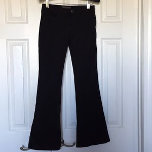 Banana Republic petite flair bottoms black jeans